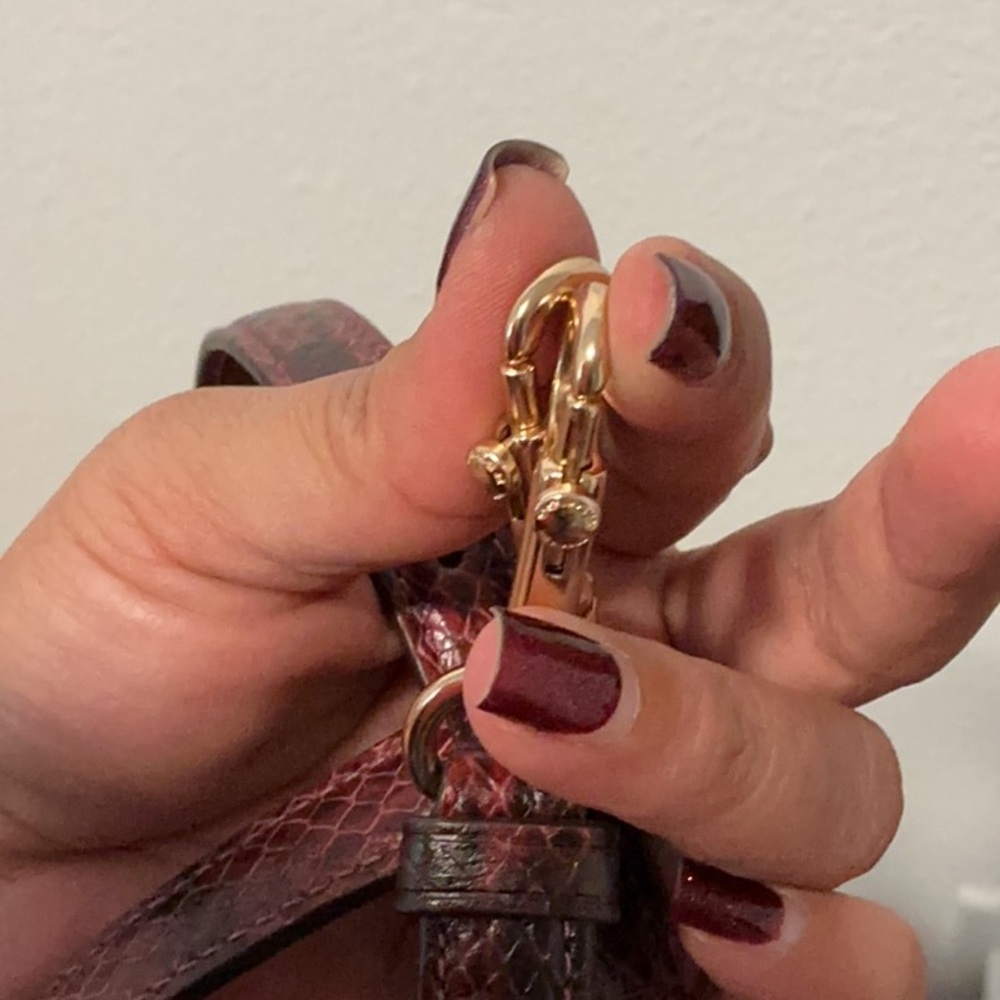 Coach Red Leather Strap - Picture 4 of 4